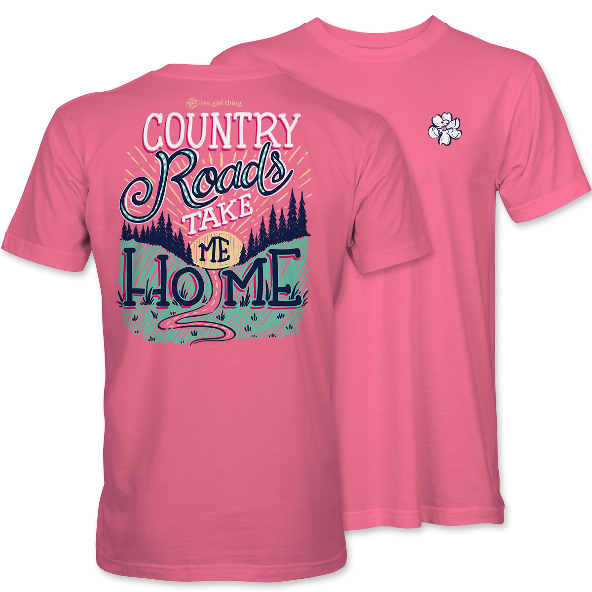 Country Roads- Homeward Bound Country T-Shirt