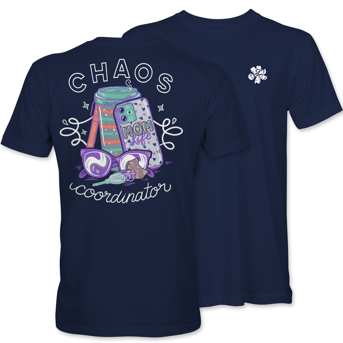 Chaos Coordinator Mom Itsa Girl Thing Short Sleeve Cotton T Shirt