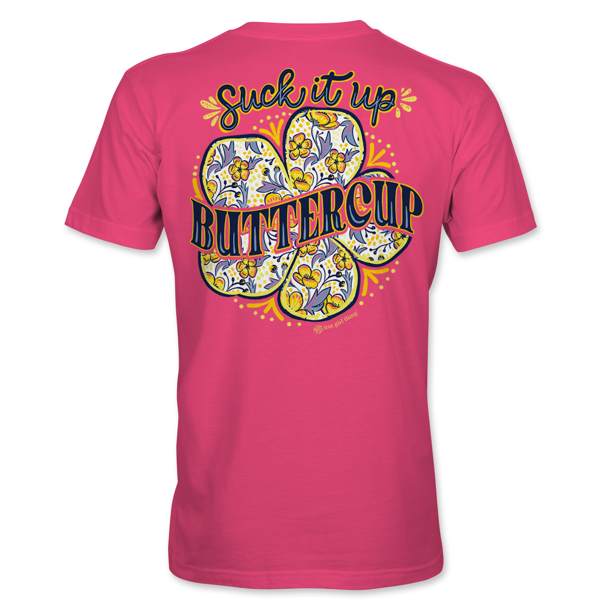 Buttercup Pattern- Sassy Southern Bloom T-Shirt