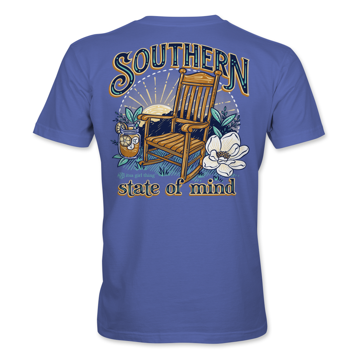 Southern State of Mind- Rocking Chair T-Shirt