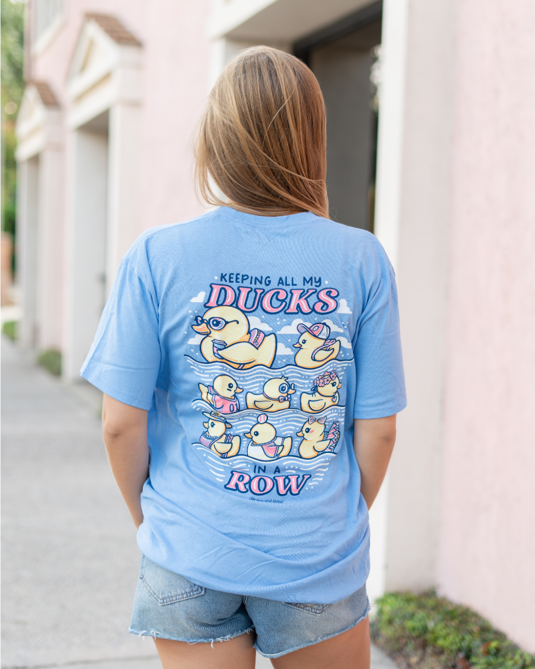 Ducks in a Row T-Shirt – Carolina Blue