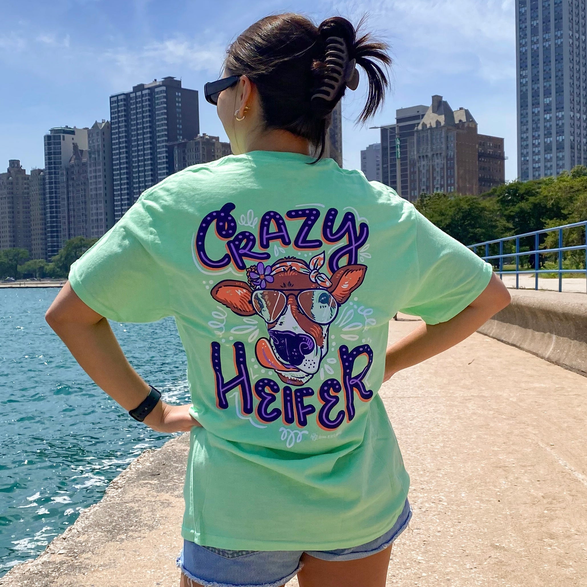 Crazy Heifer- Southern Sass Cow T-Shirt