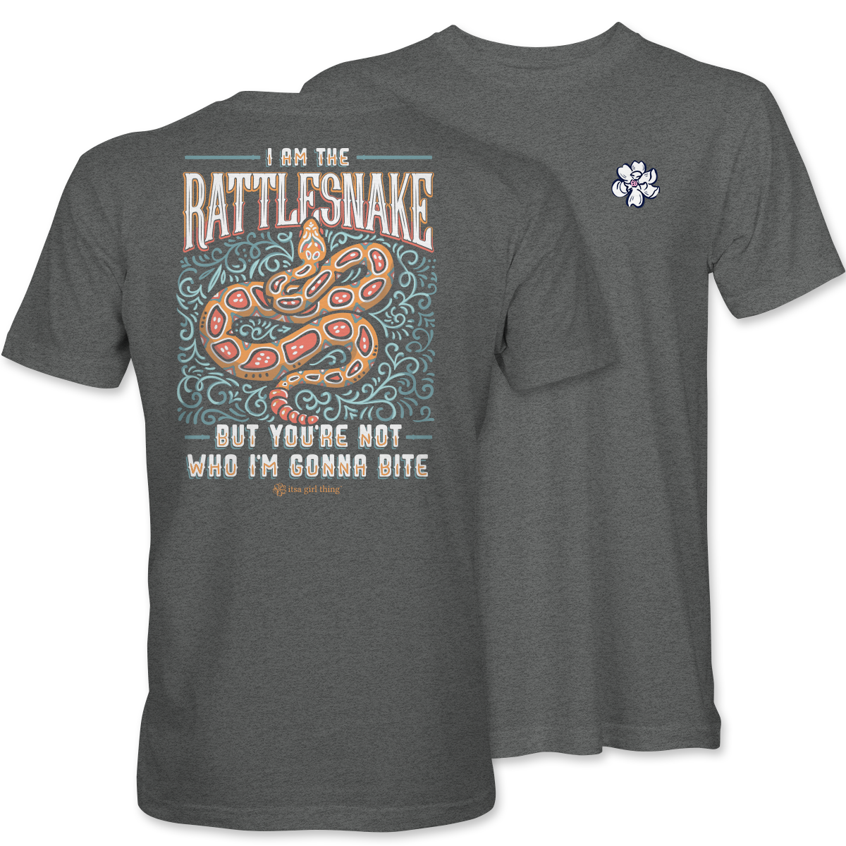 Rattlesnake Itsa Girl Thing TShirts for Girls