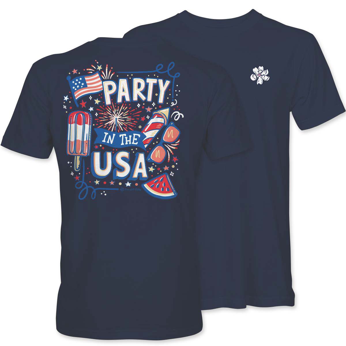 Party in the USA- 4th Of July Trendy T-Shirt